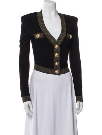 Balmain V-Neck Sweater