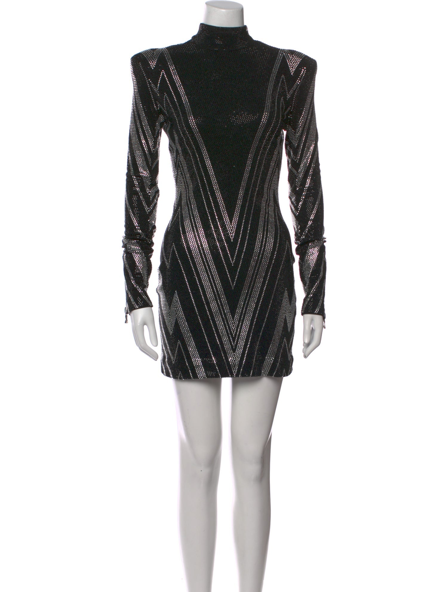 Balmain Turtleneck Mini Dress