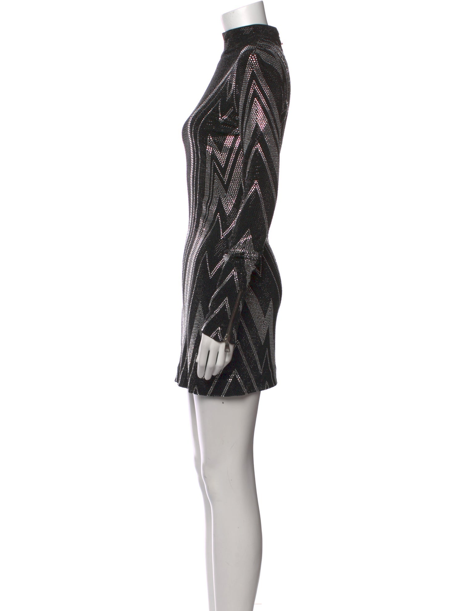 Balmain Turtleneck Mini Dress