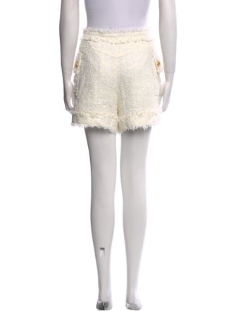 Balmain Tweed Mini Shorts