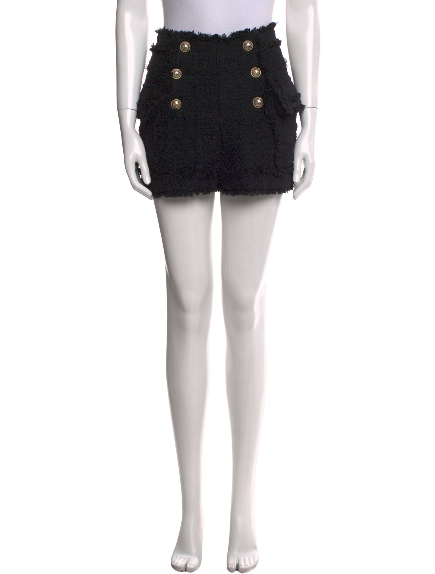 Balmain Printed Mini Shorts