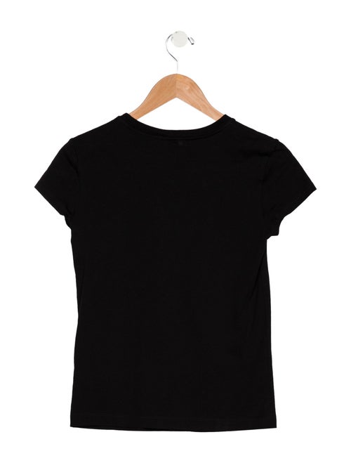 Balmain Girls' Crystal Logo T-Shirt