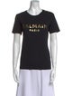 Balmain Graphic Print Crew Neck T-Shirt