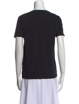 Balmain Graphic Print Crew Neck T-Shirt