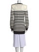 Balmain Striped Crew Neck Sweater