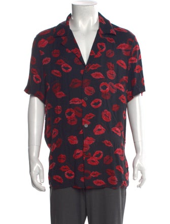 Balmain Printed Short Sleeve Shirt