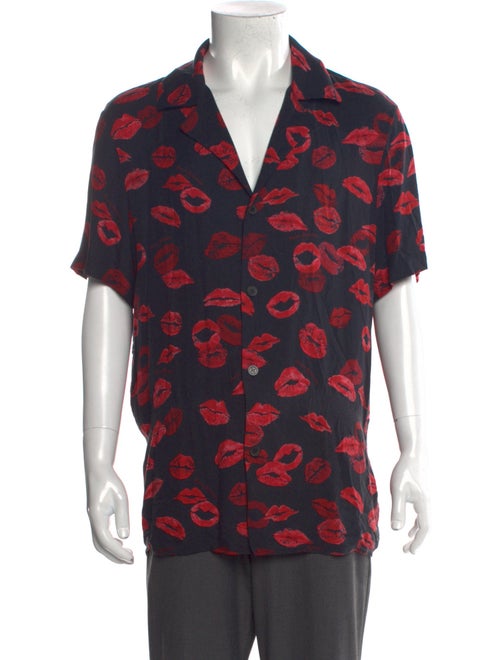 Balmain Printed Short Sleeve Shirt