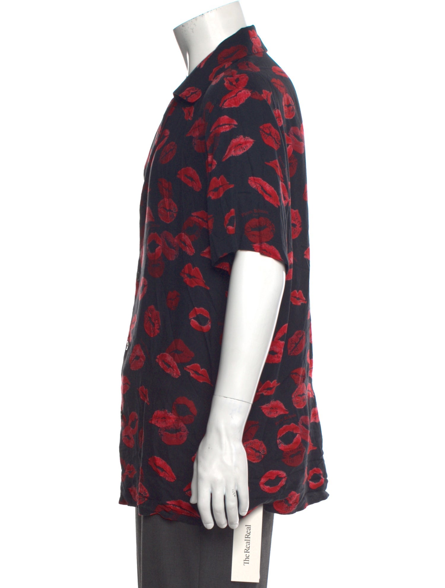 Balmain Printed Short Sleeve Shirt