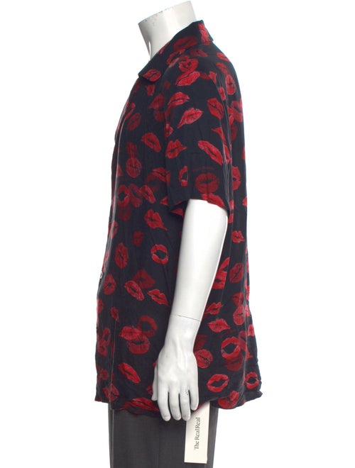 Balmain Printed Short Sleeve Shirt