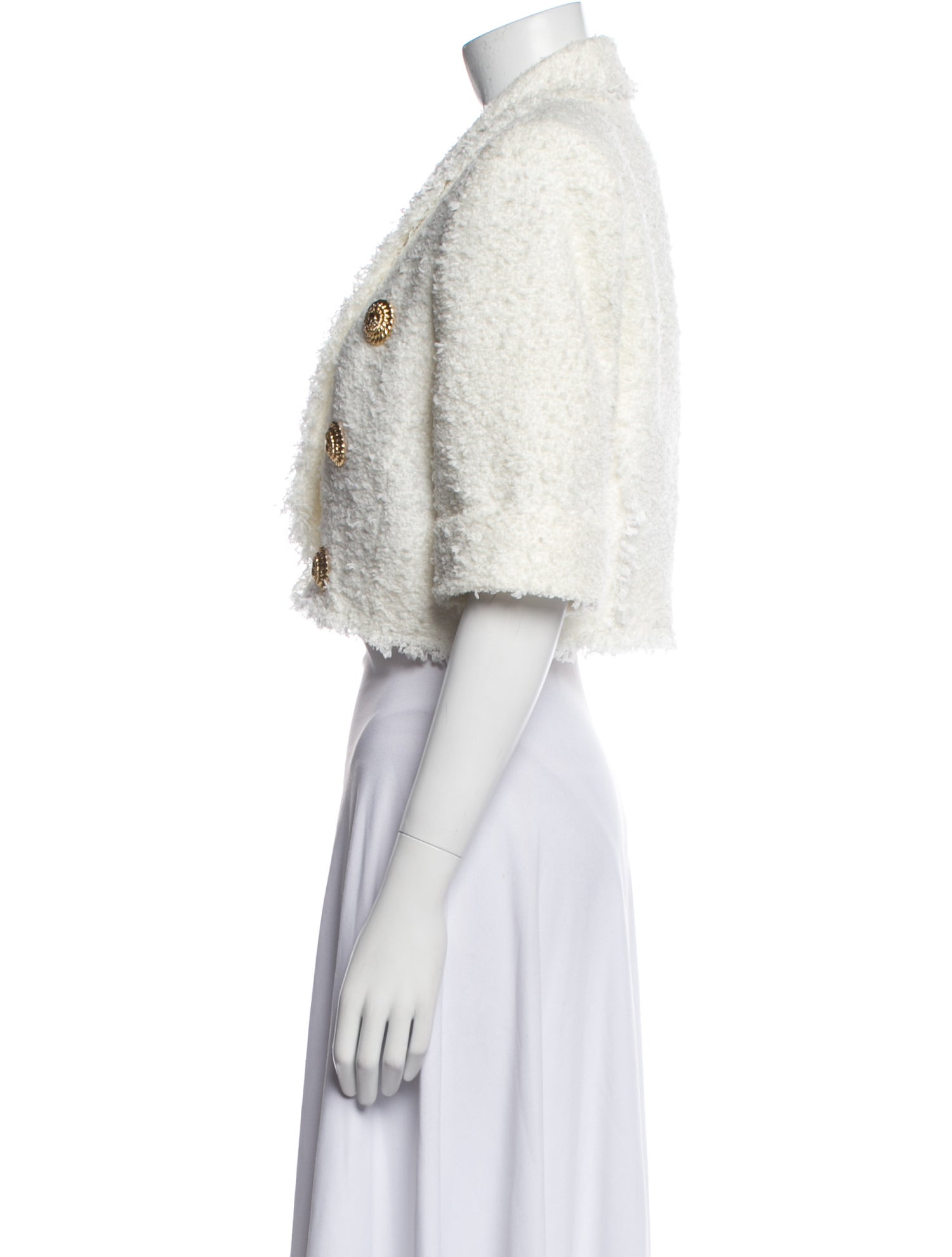 Balmain Tweed Pattern Evening Jacket w/ Tags