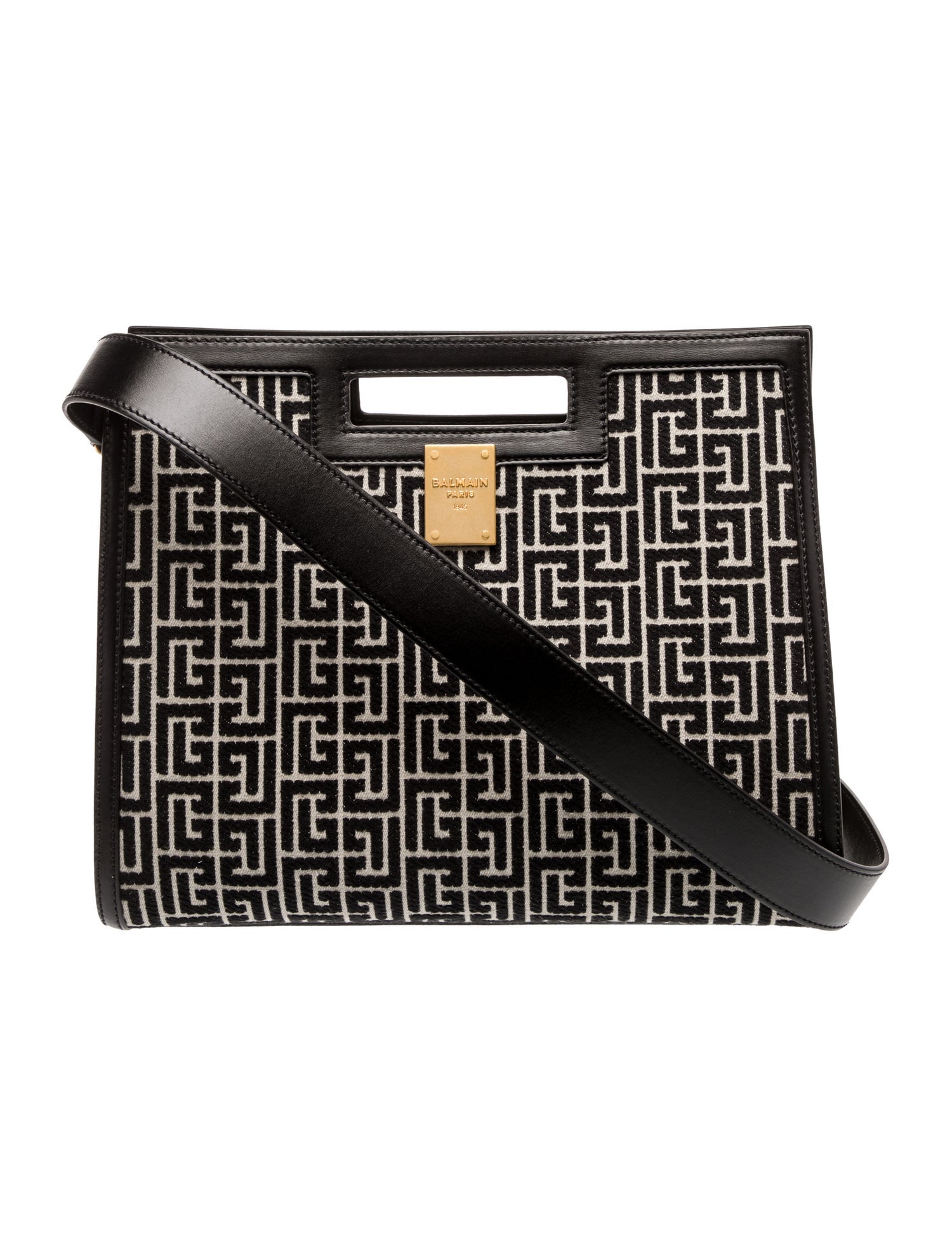 Balmain Canvas Shoulder Bag