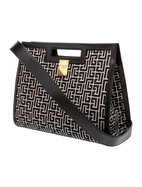 Balmain Canvas Shoulder Bag