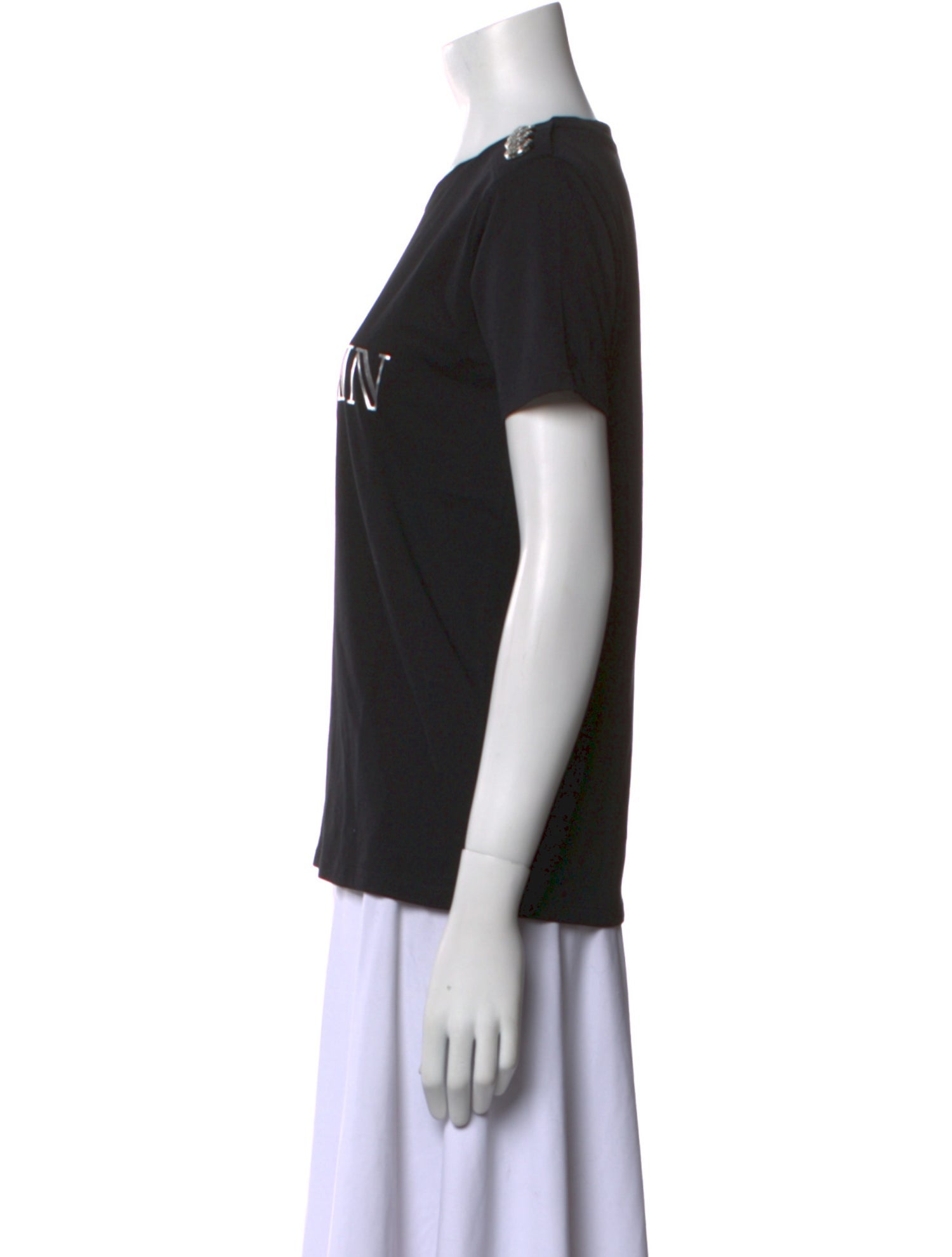 Balmain Graphic Print Crew Neck T-Shirt w/ Tags