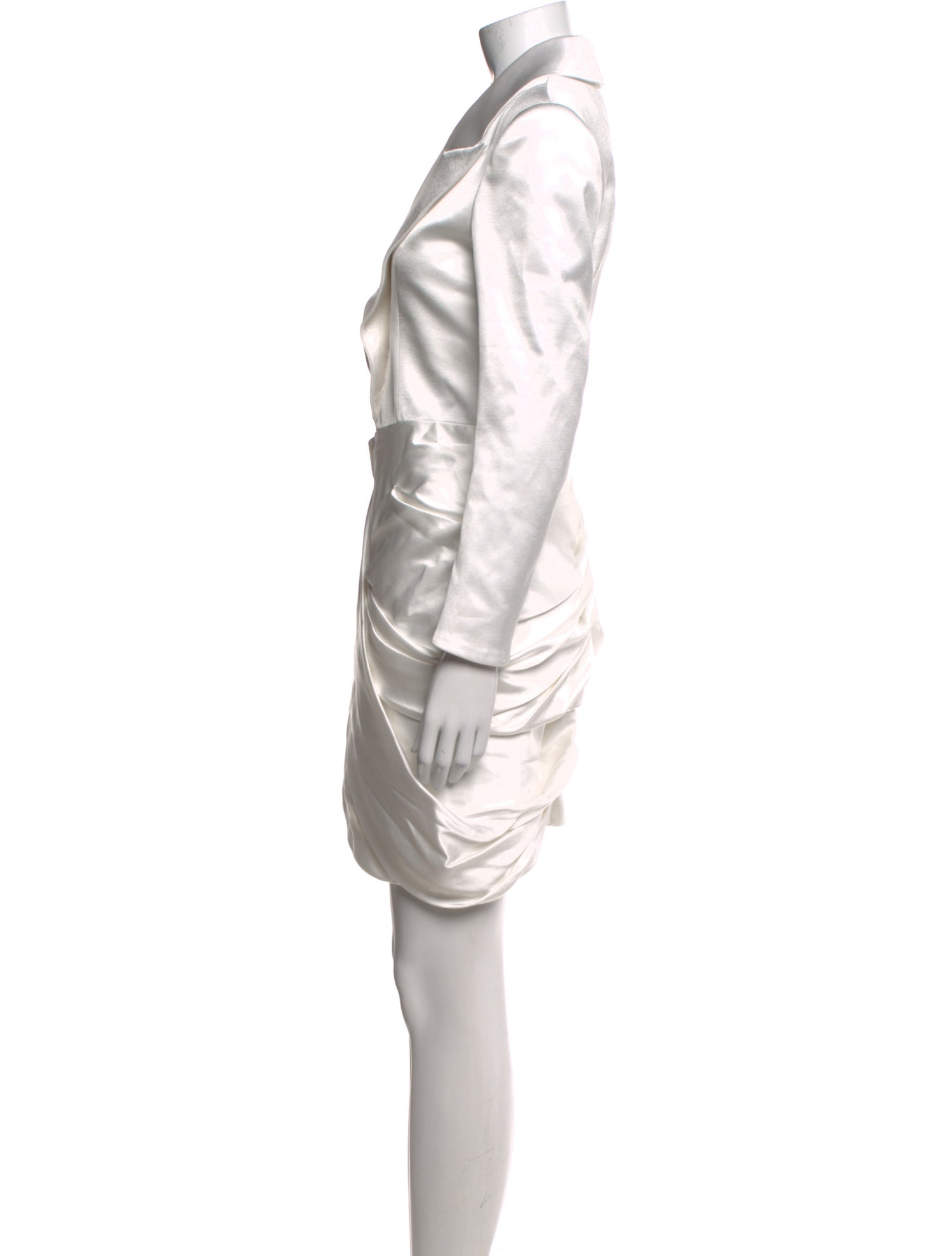 Balmain V-Neck Mini Dress