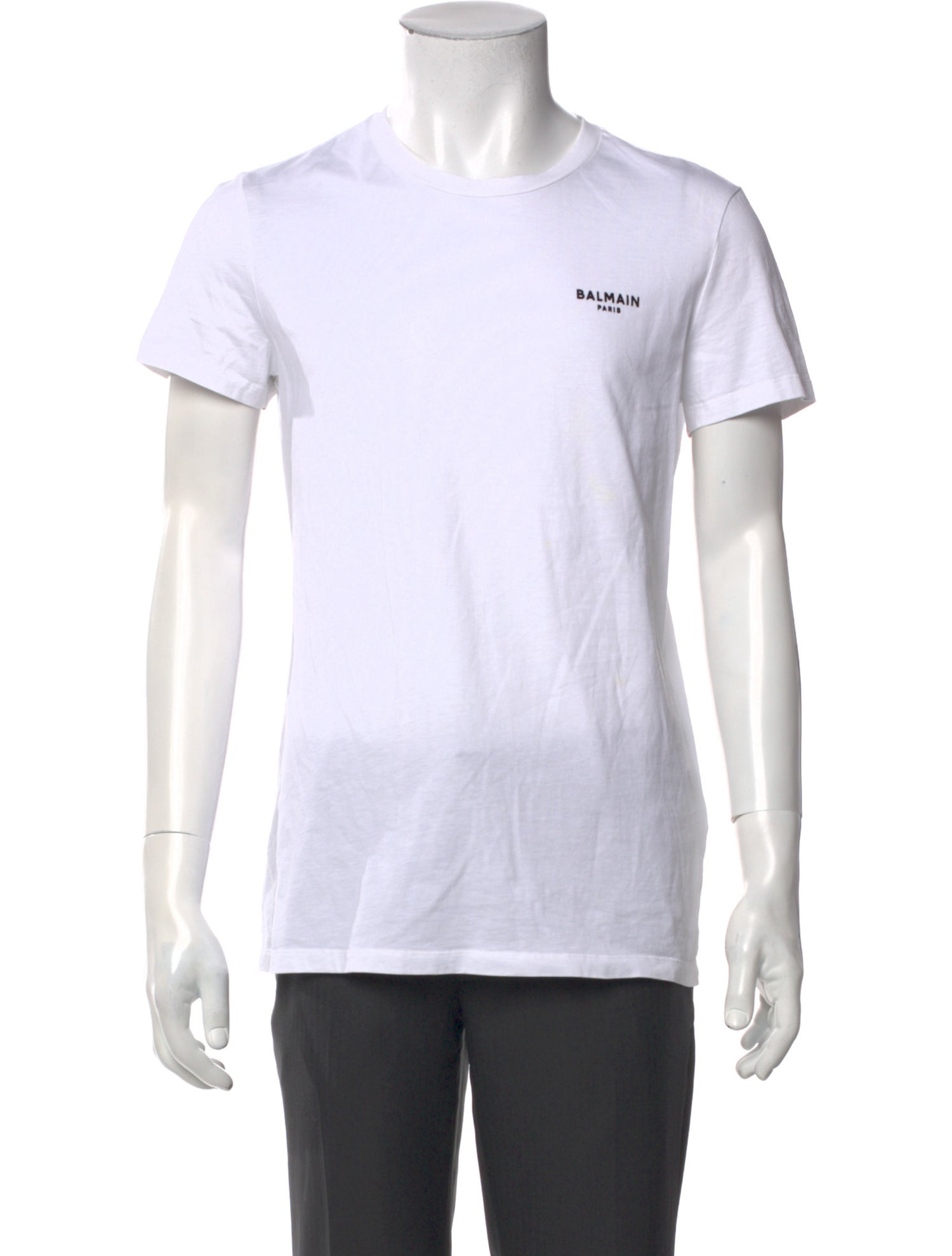 Balmain Graphic Print Crew Neck T-Shirt