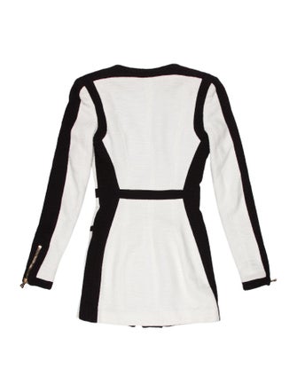 Balmain Colorblock Pattern Mini Dress