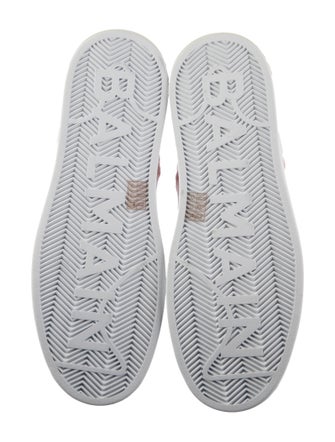 Balmain Grecca Pattern Tweed Pattern Sneakers