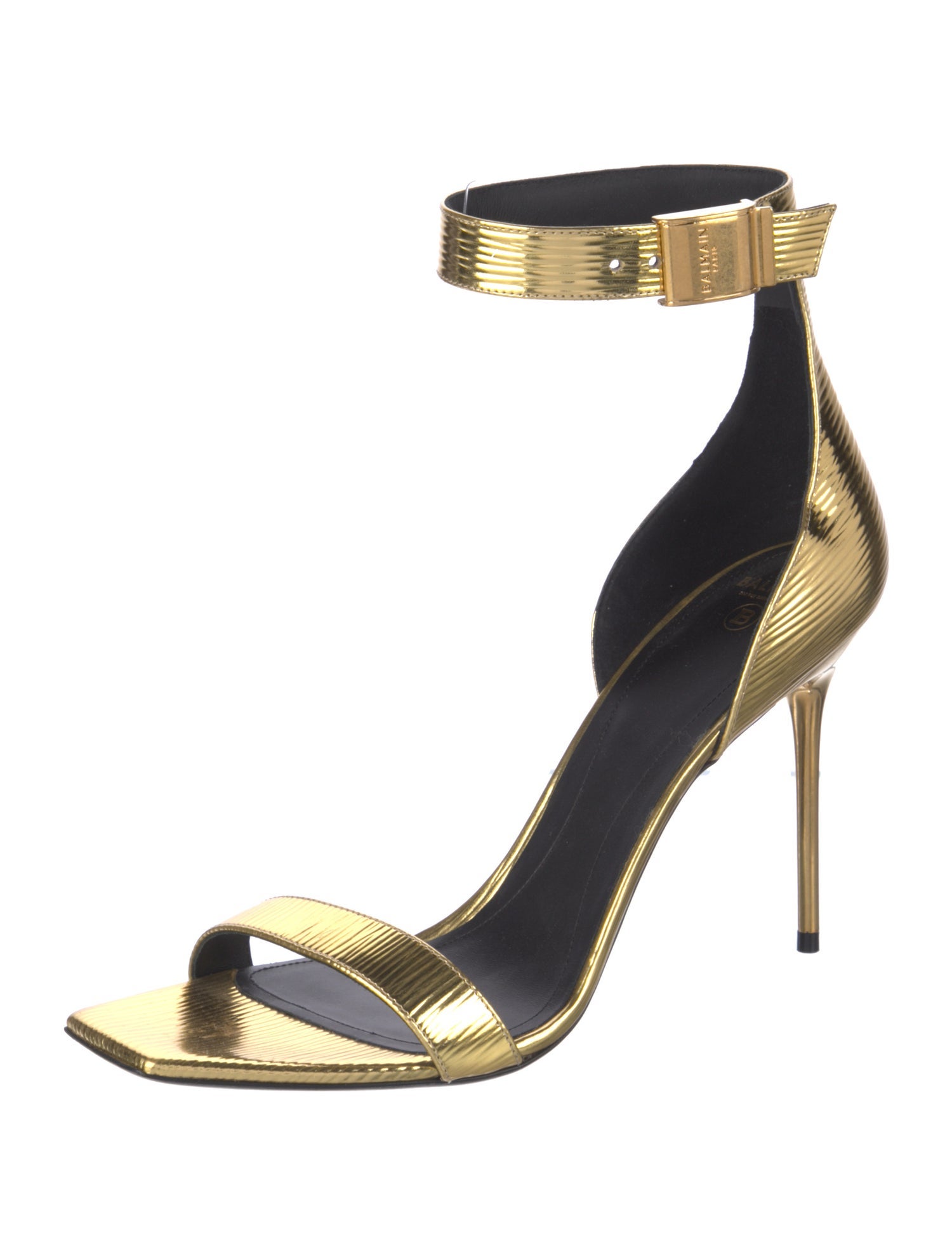 Balmain Patent Leather Sandals
