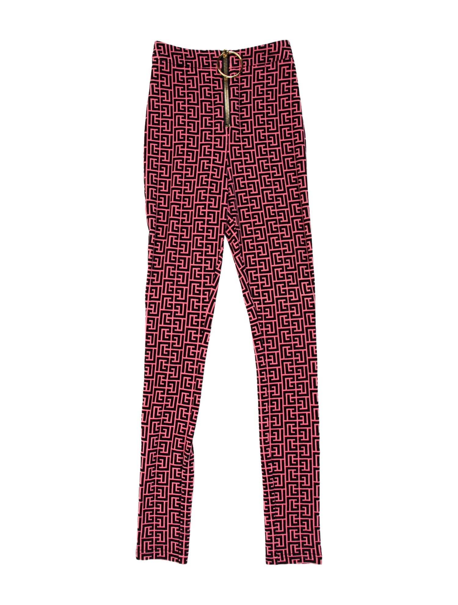 Balmain Printed Skinny Leg Pants