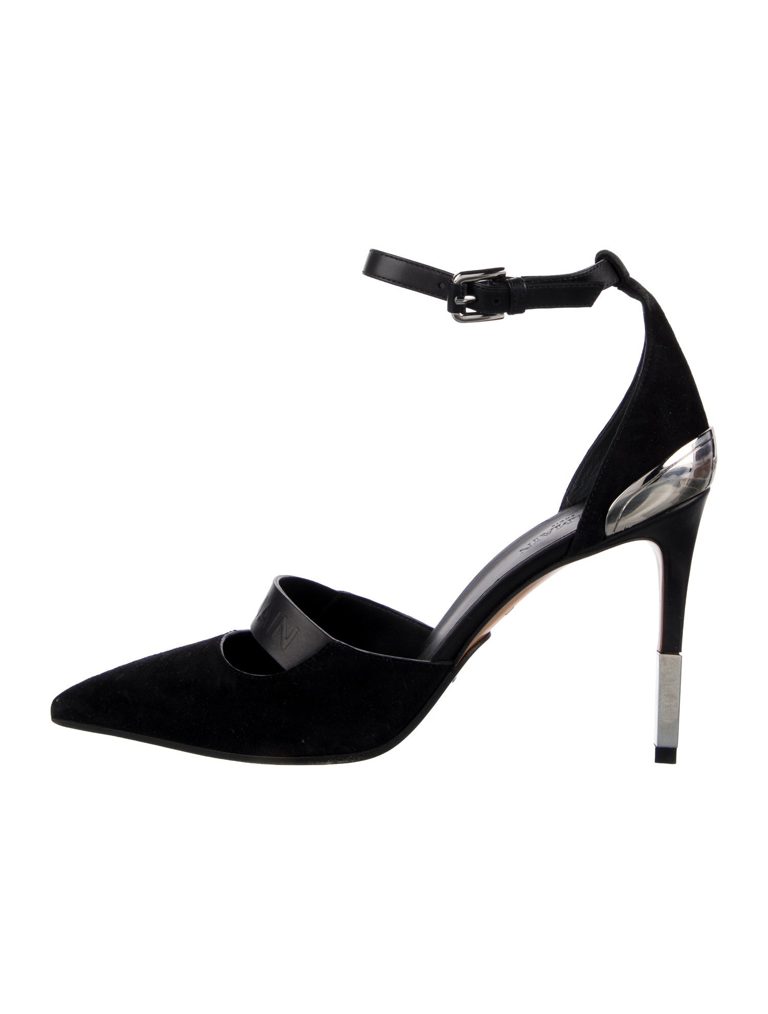 Balmain Suede D'Orsay Pumps