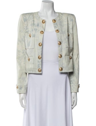 Balmain Tweed Pattern Evening Jacket