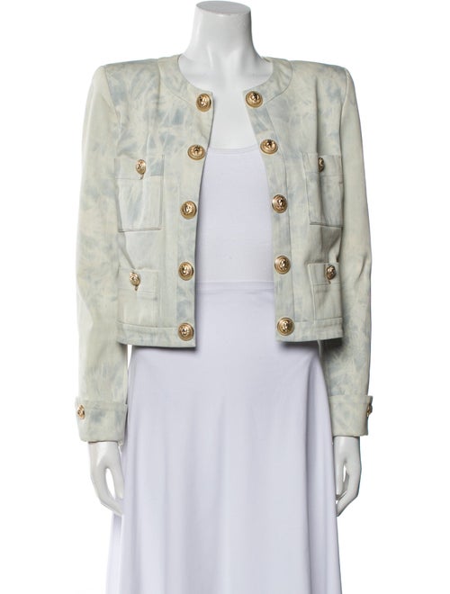 Balmain Tweed Pattern Evening Jacket