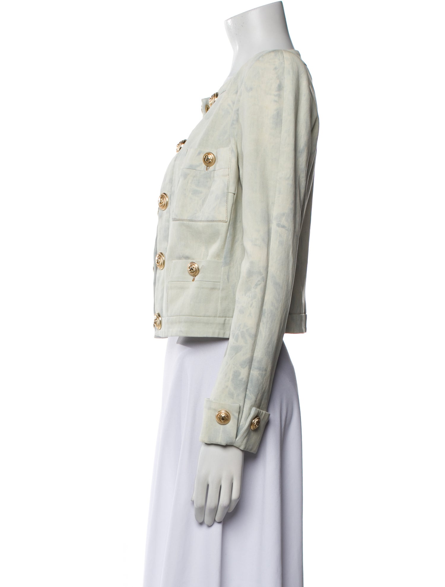 Balmain Tweed Pattern Evening Jacket