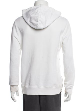 Balmain Graphic Print Crew Neck Hoodie