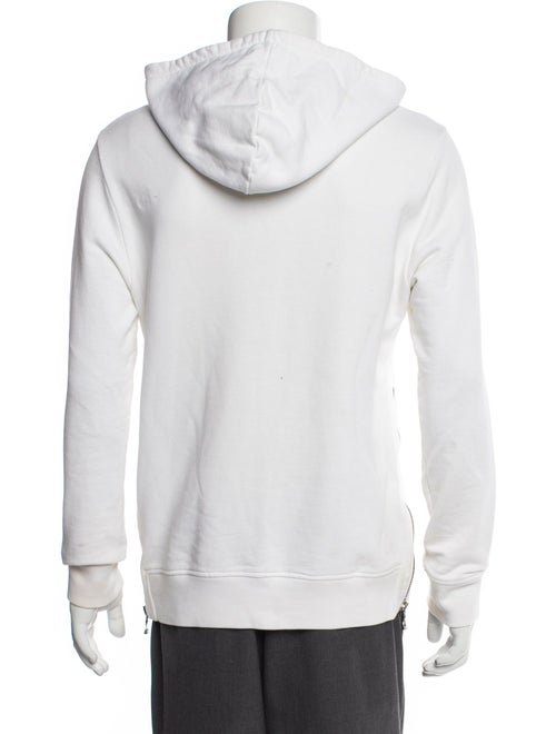 Balmain Graphic Print Crew Neck Hoodie