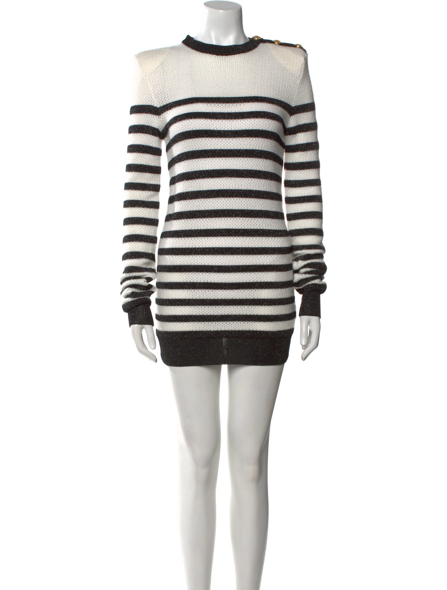 Balmain Striped Mini Dress