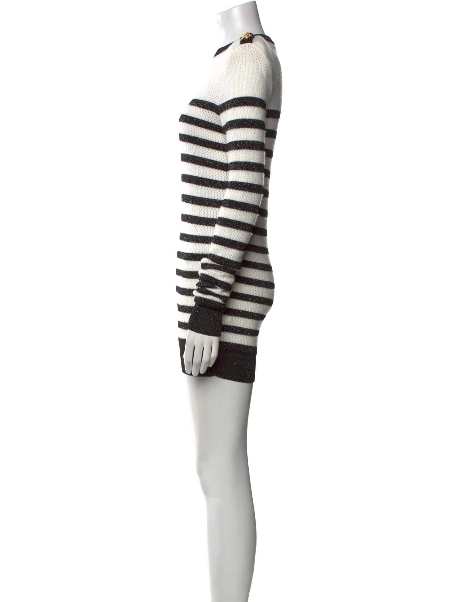Balmain Striped Mini Dress