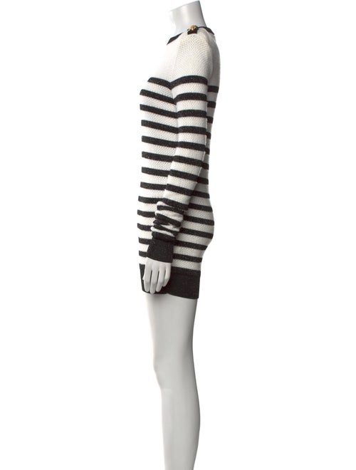 Balmain Striped Mini Dress