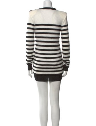 Balmain Striped Mini Dress