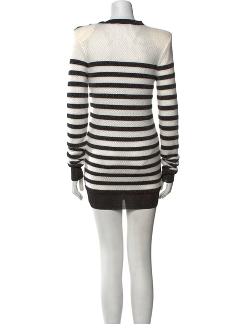 Balmain Striped Mini Dress