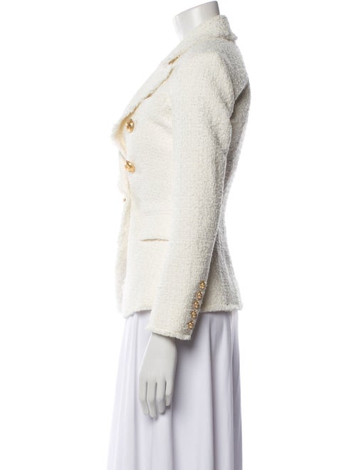 Balmain Tweed Pattern Blazer