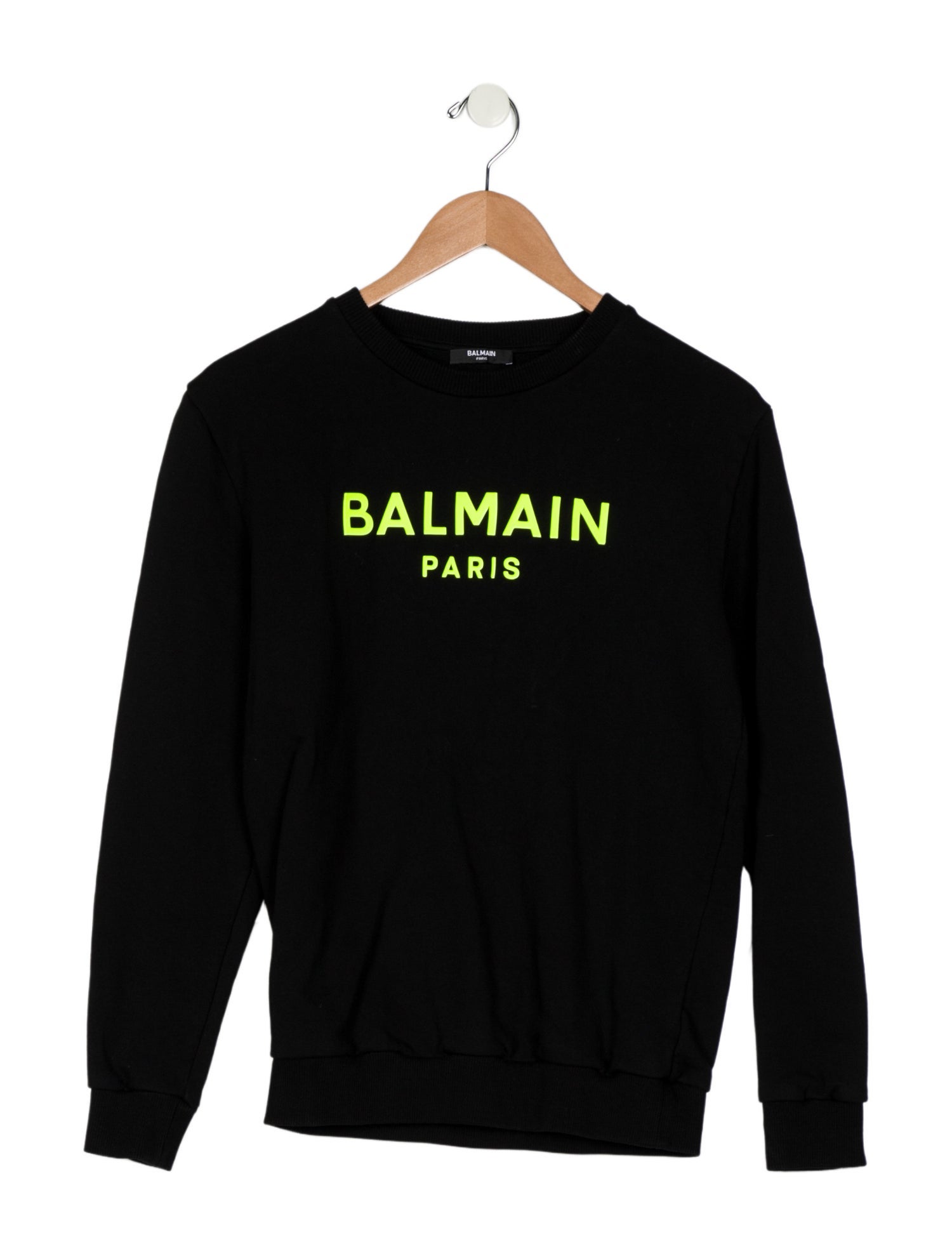 Balmain Boys' Graphic Print Long Sleeve Crew Neck Sweatshirt
