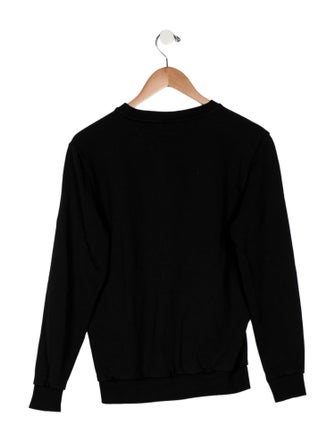 Balmain Boys' Graphic Print Long Sleeve Crew Neck Sweatshirt