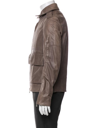 Balmain Calfskin Utility Jacket