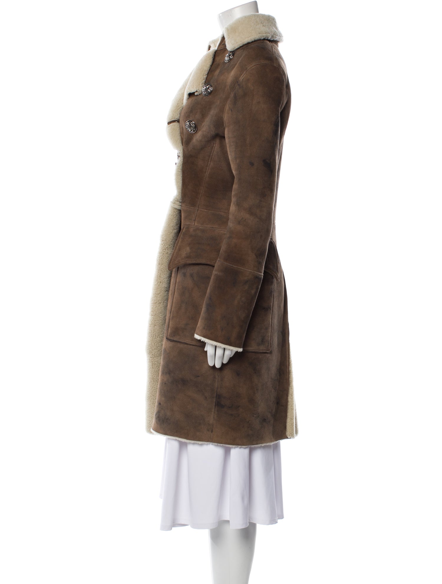 Balmain Vintage Late 2000's - Early 2010's Faux Fur Coat