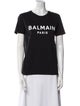 Balmain Graphic Print Crew Neck T-Shirt