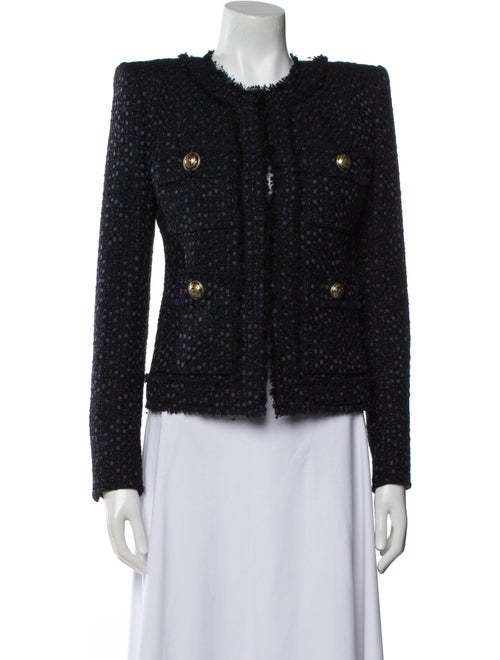 Balmain Tweed Tweed Pattern Jacket