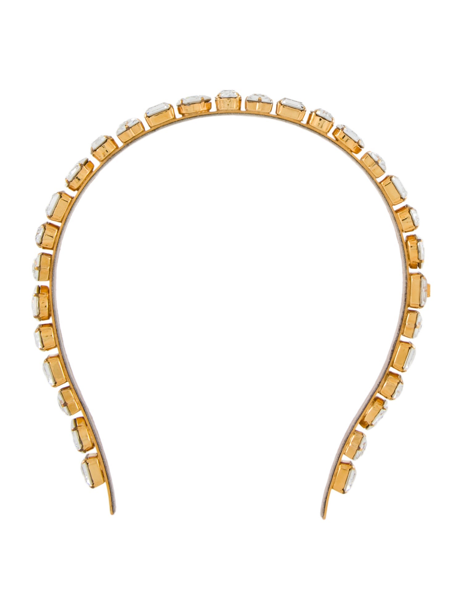 Balmain Crystal Embellished Metal Hairband