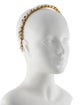 Balmain Crystal Embellished Metal Hairband