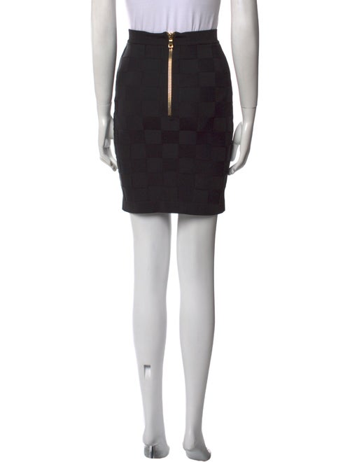 Balmain Wool Mini Skirt