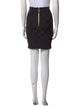 Balmain Wool Mini Skirt