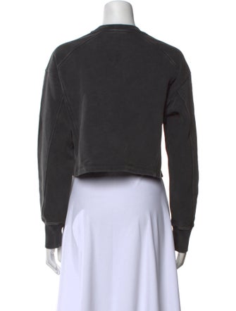 Balmain Graphic Print Crew Neck Sweatshirt