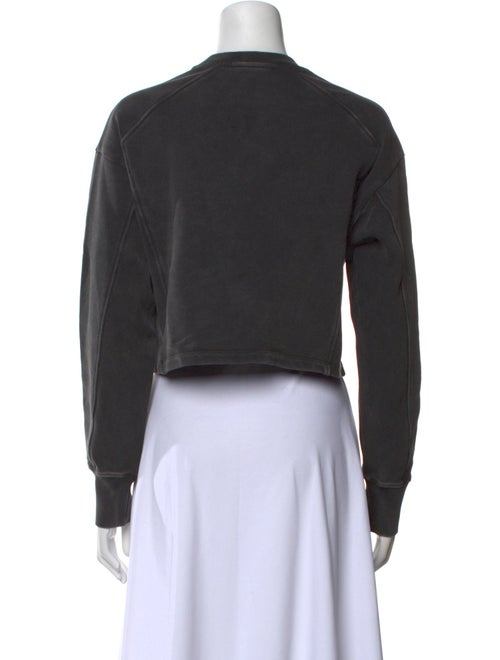 Balmain Graphic Print Crew Neck Sweatshirt