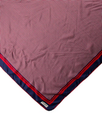 Balmain Silk Striped Scarf