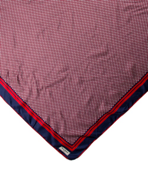 Balmain Silk Striped Scarf