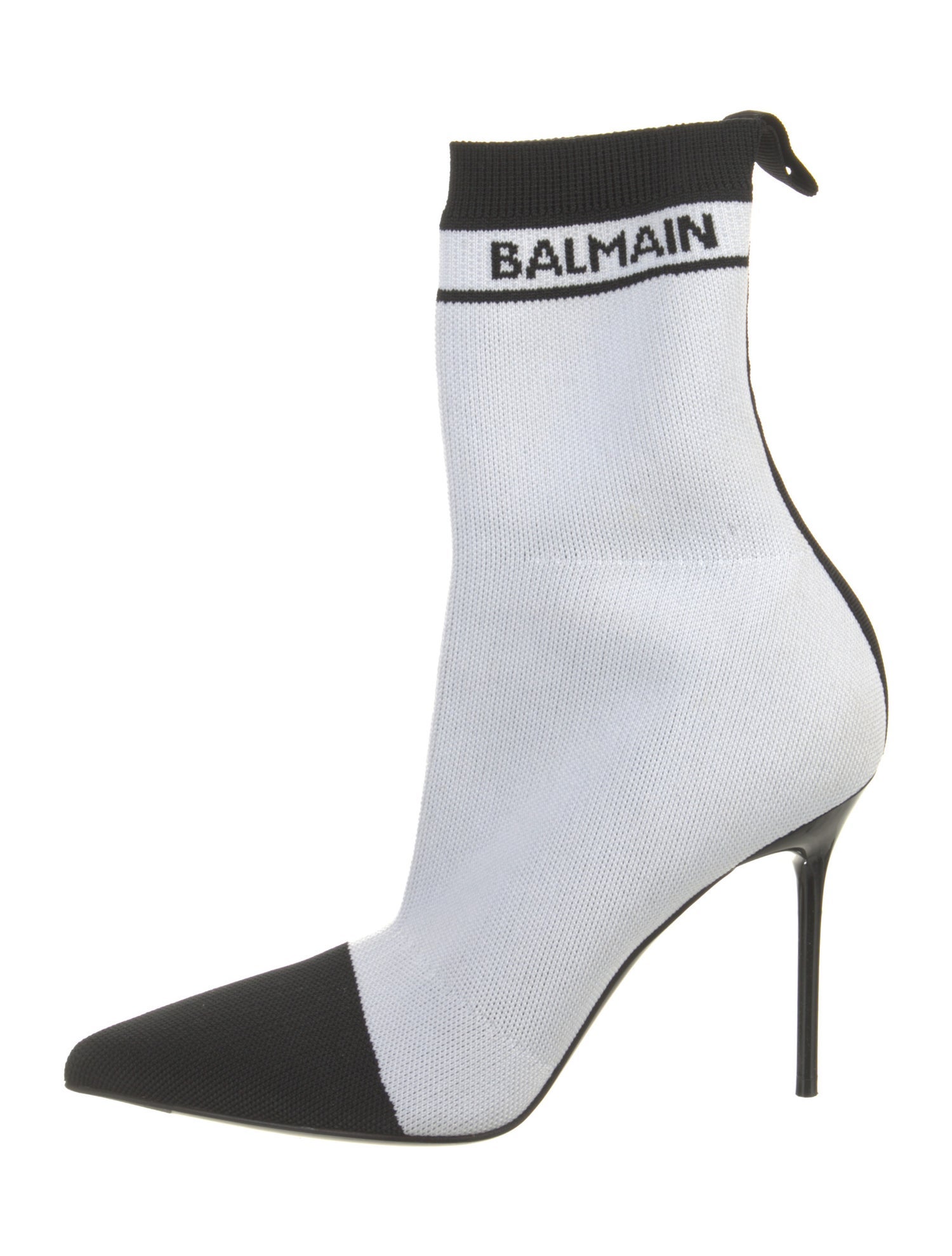 Balmain Colorblock Pattern Sock Boots